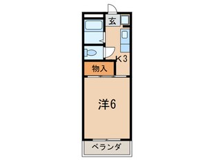 コーポラス藤の物件間取画像